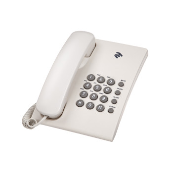 2E AP-210 Beige White, дротовий телефон