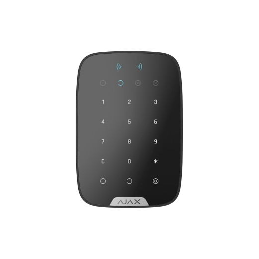 Бездротова сенсорна клавіатура Ajax KeyPad Plus чорна - 000023069