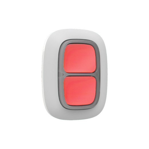 Бездротова екстрена кнопка Ajax DoubleButton біла - 000020949