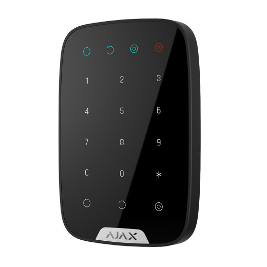 Бездротова сенсорна клавіатура Ajax KeyPad чорна - 000005653