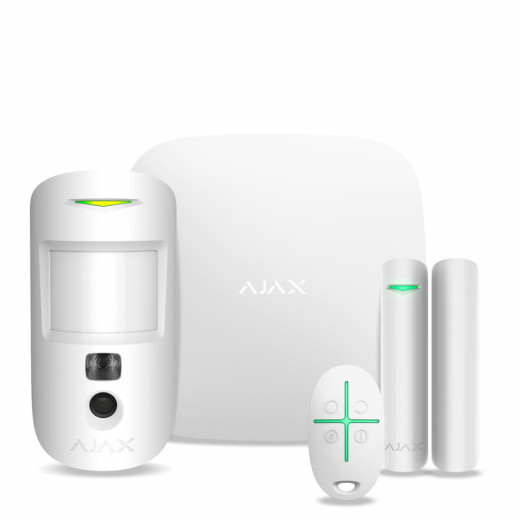 Комплект охоронної сигналізації Ajax StarterKit Cam White - 000052841