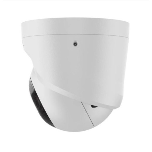 Ajax TurretCam (5 Mp/4 mm) White, дротова IP-камера 5 Мп з PoE, мікрофоном та AI-аналітикою - 000039308