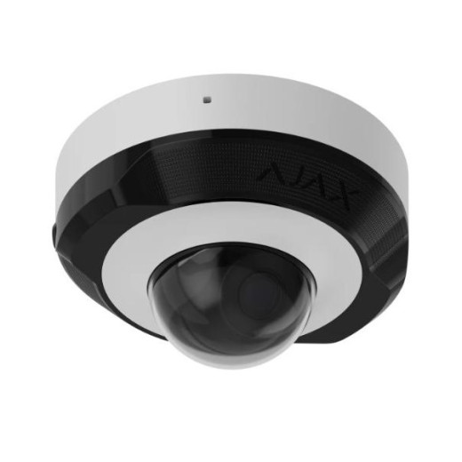 Ajax DomeCam Mini (5 Mp/2,8 mm) White, дротова IP-камера 5 Мп з PoE, мікрофоном та AI-аналітикою - 000039319
