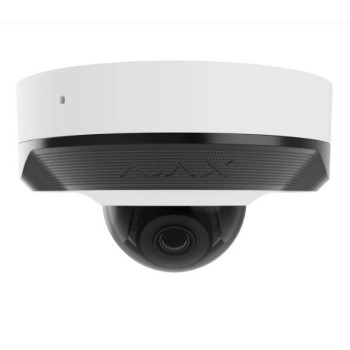 Ajax DomeCam Mini (5 Mp/2,8 mm) White, дротова IP-камера 5 Мп з PoE, мікрофоном та AI-аналітикою