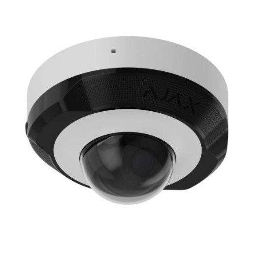 Ajax DomeCam Mini (5 Mp/4 mm) White, дротова IP-камера 5 Мп з PoE, мікрофоном та AI-аналітикою - 000039321