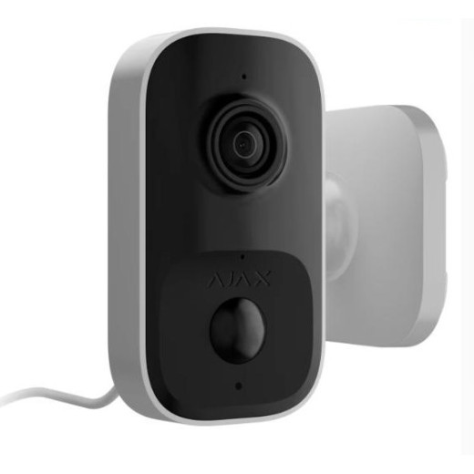 Ajax IndoorCam White, Wi-Fi IP-камера з ІЧ датчиком руху, мікрофоном та вбудованою AI-аналітикою - 000053542