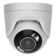 Ajax TurretCam HL (5 Mp/4 mm) White, дротова IP-камера 5 Мп з PoE, мікрофоном та AI-аналітикою