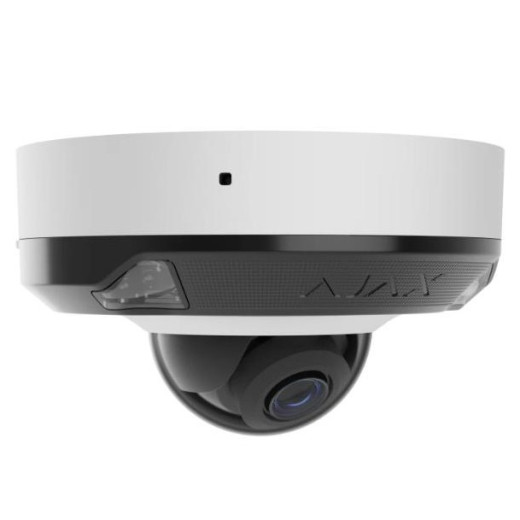Ajax DomeCam Mini HL (5 Mp/2.8 mm) White, дротова IP-камера 5 Мп з PoE, мікрофоном та AI-аналітикою - 000059522