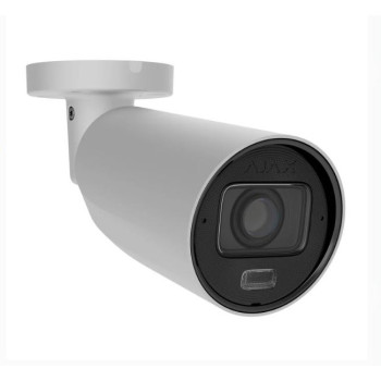 Ajax BulletCam HLVF (5 Mp) White, дротова IP-камера 5 Мп з моторизованим об'єктивом, PoE та кольоровим нічним баченням
