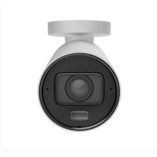 Ajax BulletCam HLVF (5 Mp) White, дротова IP-камера 5 Мп з моторизованим об'єктивом, PoE та кольоровим нічним баченням - 000063782
