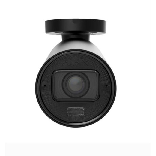 Ajax BulletCam HLVF (8 Mp) Black, дротова IP-камера 8 Мп з моторизованим об'єктивом, PoE, мікрофоном та AI-аналітикою - 000063789