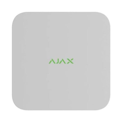 Ajax NVR (8ch) (8EU) White, мережевий відеореєстратор для IP-камер, HDMI, SATA - 000034516