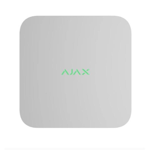 Ajax NVR DC (8-ch) White, мережевий відеореєстратор для IP-камер, HDMI, SATA - 000055792