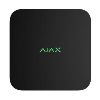 Ajax NVR DC (16-ch) Black, мережевий відеореєстратор для IP-камер, HDMI, SATA