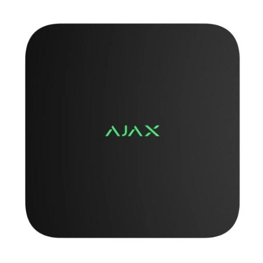 Ajax NVR DC (8-ch) Black, мережевий відеореєстратор для IP-камер, HDMI, SATA - 000055794