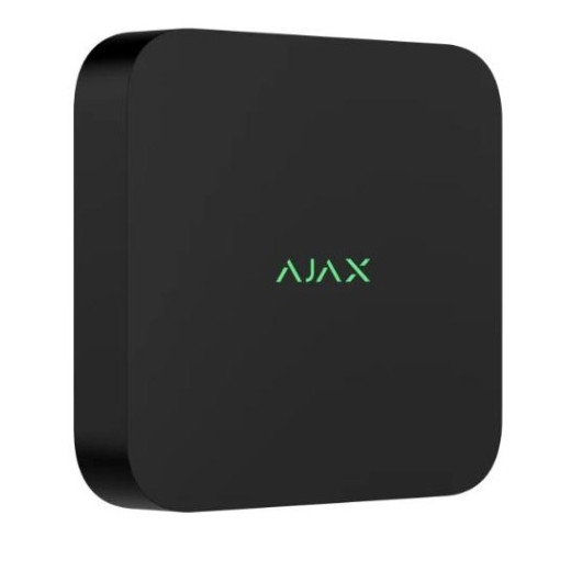 Ajax NVR (8ch) (8EU) Black, мережевий відеореєстратор для IP-камер, HDMI, SATA - 000034515