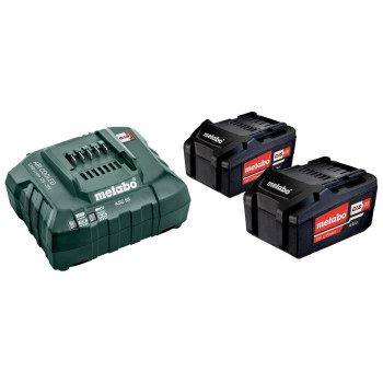 Базовий комплект Metabo Li-Power 18В 2 x 4.0 А·год + ASC 55