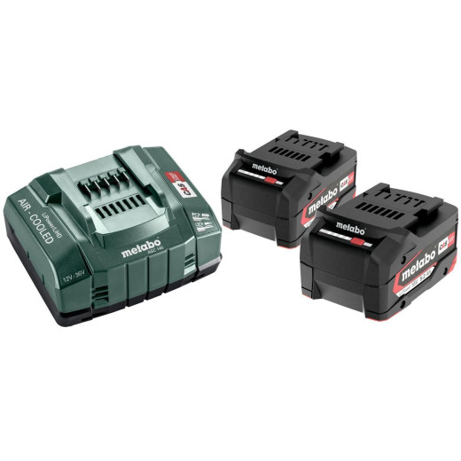 Базовий комплект Metabo Li-Power 18В 2 x 5.2 А·год + ASC 145 - 685051000
