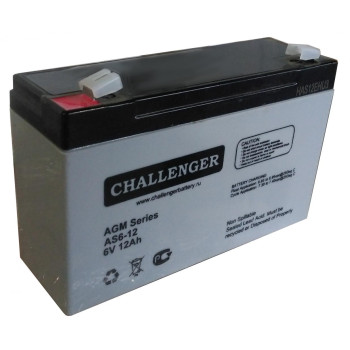 Challenger AS6-12, акумуляторна батарея