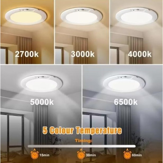 Розумний LED-світильник з датчиком руху та дистанційним керуванням 10+ годин роботи, акумулятор 8000 мАг - HY-P05