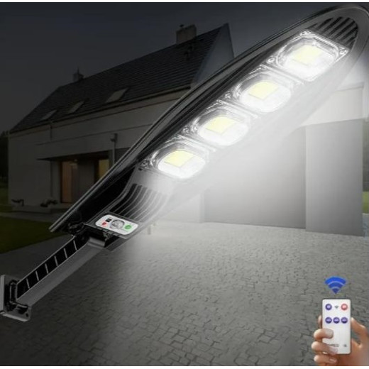 Сонячний вуличний ліхтар 168 LED із пультом, датчиком руху та сонячною панеллю - W779B