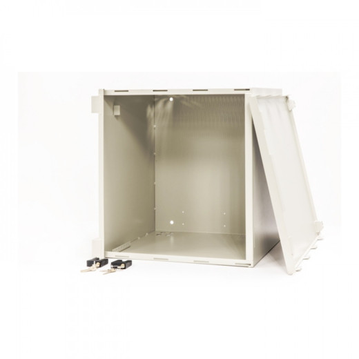Шафа антивандальна CSV AV 9U-450 настінна, 19", 9U, 450×450 мм, сіра - CSV AV 9U-450
