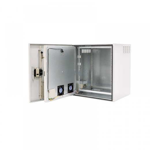Кліматична шафа CSV 12U-450 PPP зовнішнього виконання, 19", IP54, з обігрівом та вентиляцією - CSV 12U-450 PPP