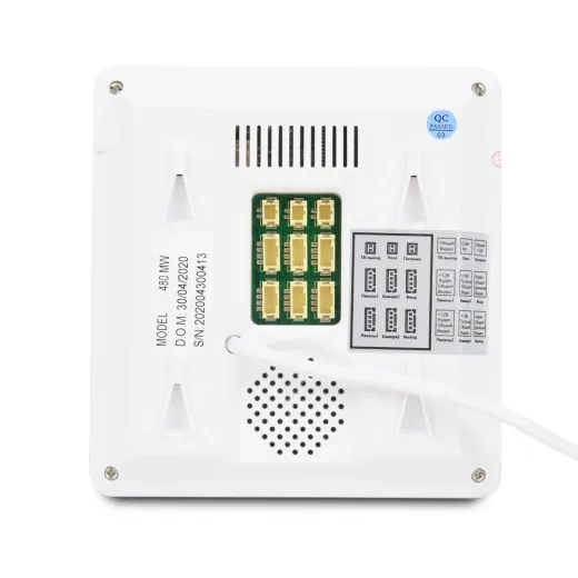 BCOM BD-480 White, кольоровий відеодомофон 4" TFT з підключенням 2 викличних панелей - 215029