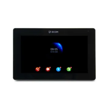 BCOM BD-770FHD/T Black, Wi-Fi відеодомофон 7", IPS дисплей, Tuya Smart, Full HD