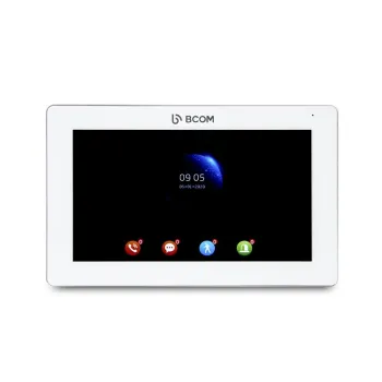 BCOM BD-770FHD/T White, Wi-Fi відеодомофон 7", IPS дисплей, Tuya Smart, Full HD
