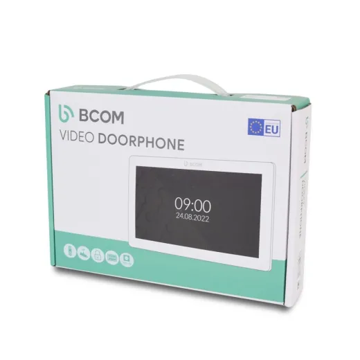 BCOM BD-780FHD White, відеодомофон 7", IPS дисплей, Full HD, запис відео, детектор руху - 240565
