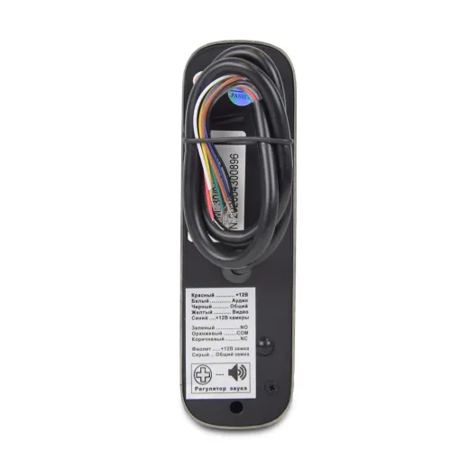 BCOM BT-380HR Black, виклична відеопанель Full HD, CMOS камера, ІЧ-підсвічування, накладний монтаж - 240569