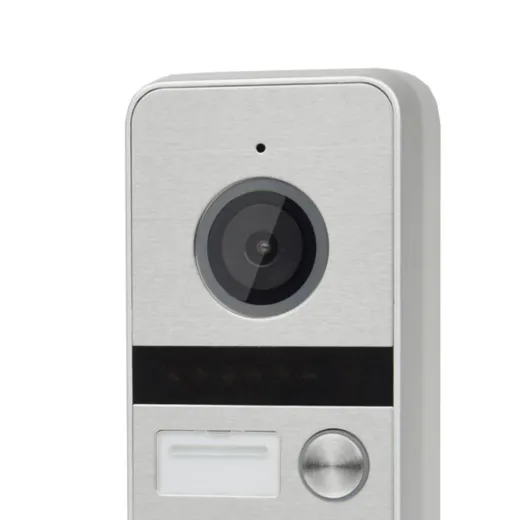 BCOM BT-404HD Silver, виклична відеопанель на 4 абоненти, HD 720p, вбудований контролер замка - 240577