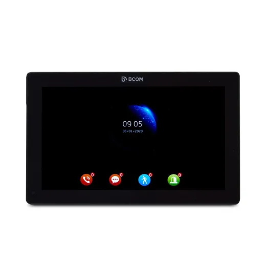 BCOM BD-1070FHD Black, Wi-Fi відеодомофон 10" IPS, Tuya Smart, Full HD, запис на microSD - 241043