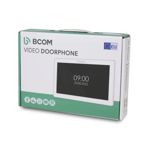 BCOM BD-760FHD/T Black, Wi-Fi відеодомофон 7", IPS сенсорний екран, Tuya Smart, Full HD - 242052