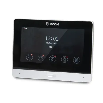 BCOM BD-760FHD/T Silver, Wi-Fi відеодомофон 7", IPS дисплей, Tuya Smart, Full HD