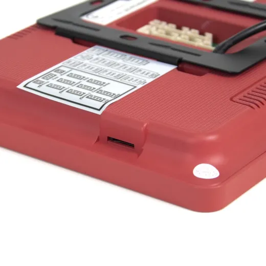 Комплект Wi-Fi відеодомофона 7" BCOM BD-760FHD/T Red + виклична панель BCOM BT-400FHD Black, Tuya Smart, Full HD - 2488777