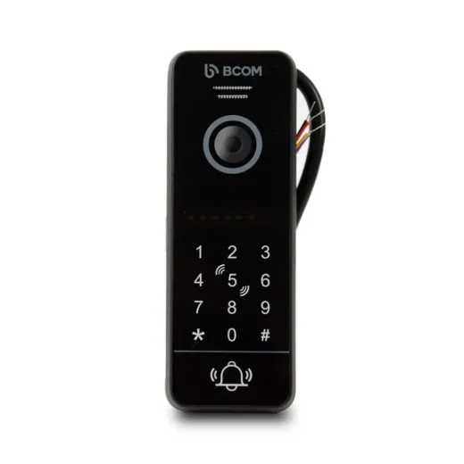 BCOM BT-400FHD-AC Black, відеопанель Full HD 1080P, клавіатура, зчитувач Mifare, керування замком - 301093