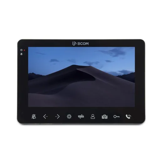 BCOM BD-780FHD Black, відеодомофон 7", IPS дисплей, Full HD, запис відео, детектор руху - 240563
