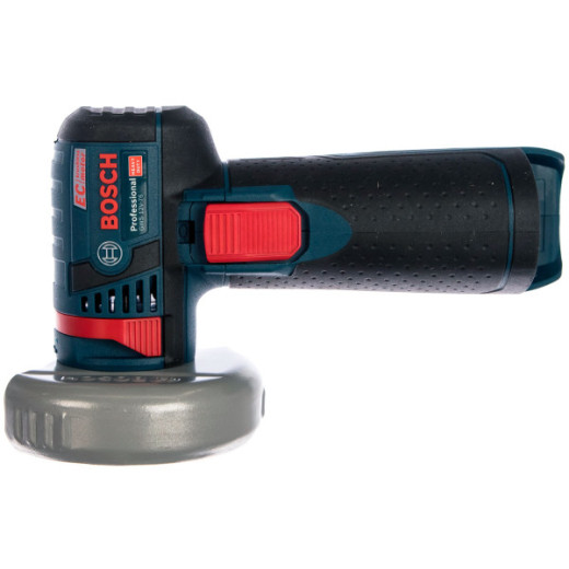 Bosch GWS 12V-76 Professional, акумуляторна кутова шліфмашина 76 мм, 2 акумулятори 12 В 3.0 Ah, зарядний пристрій GAL 12V-40, 3 диски, L-BOXX 102 - 0.601.9F2.00B