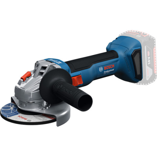 Bosch GWS 18V-8 Professional, акумуляторна кутова шліфмашина 125 мм, безщітковий двигун, без акумулятора та зарядного пристрою - 0.601.9N9.000