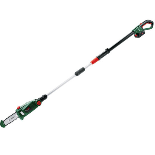 Bosch UniversalChainPole 18, акумуляторний телескопічний висоторіз з шиною 20 см та акумулятором 2.5 Ah - 0.600.8B3.100