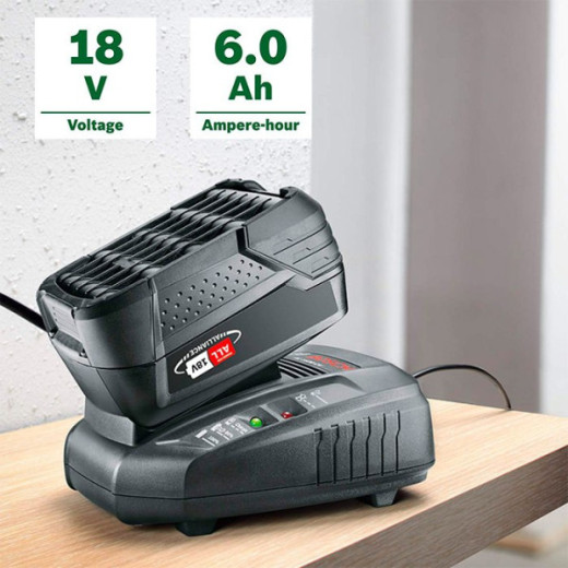 Bosch PBA 18V 6.0 Ah W-B, акумулятор Li-Ion 18 В 6.0 А·год, система Power for ALL, 1600A00DD7 - 1.600.A00.DD7