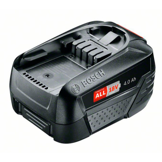 Bosch PBA 18V 4.0 Ah W-C, акумулятор Li-Ion 18 В 4.0 А·год, система Power for ALL, 1600A011T8 - 1.600.A01.1T8