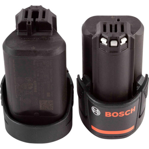 Bosch GBA 12V 2.0Ah + GAL 12V-40 (1600A019R8), набір 2 акумулятори 12 В 2.0 Ah та зарядний пристрій - 1.600.A01.9R8
