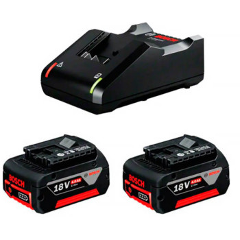 Bosch GAL 18V-40 + 2 акумулятори Bosch GBA 18V 4.0Ah (1600A019S0), стартовий комплект Bosch Professional 18V