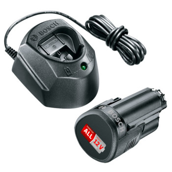 Bosch 12V 1.5 Ah + GAL 1210 CV (1600A01L3D), набір акумулятор 12 В 1.5 Ah та зарядний пристрій