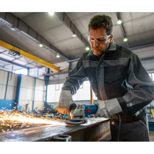 Bosch GWS 12-125 Professional, кутова шліфувальна машина 1200 Вт, диск 125 мм, Restart Protection - 0.601.3A6.101