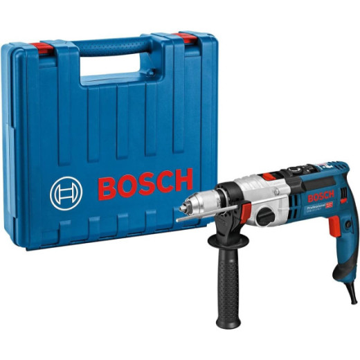 Bosch GSB 21-2 RCT Professional, ударний дриль 1300 Вт, 2-швидкісний редуктор, швидкозатискний патрон 13 мм, Constant Electronic, кейс, 060119C700 - 0.601.19C.700