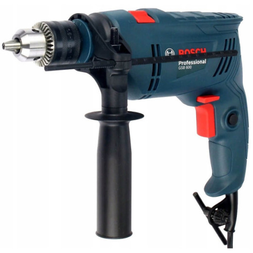 Bosch GSB 600, ударний дриль 600 Вт, патрон 13 мм, реверс, 06011A0320 - 0.601.1A0.320